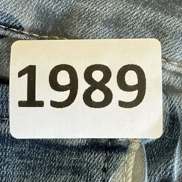 Pistola blue high rise distressed Monroe slim raw jeans 27 #1989 - Picture 12 of 12